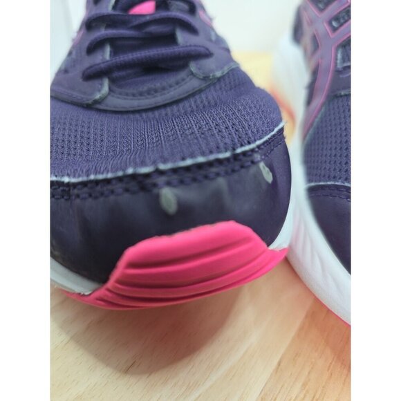 Asics Jolt 4 Women's Running Shoes  US 8.5 Purple/White/Pink Sneakers - Picture 10 of 11